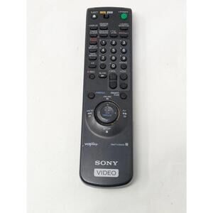 Sony Remote Control Video VCR Plus Black RMT-V202 Genuine OEM Tested - Works